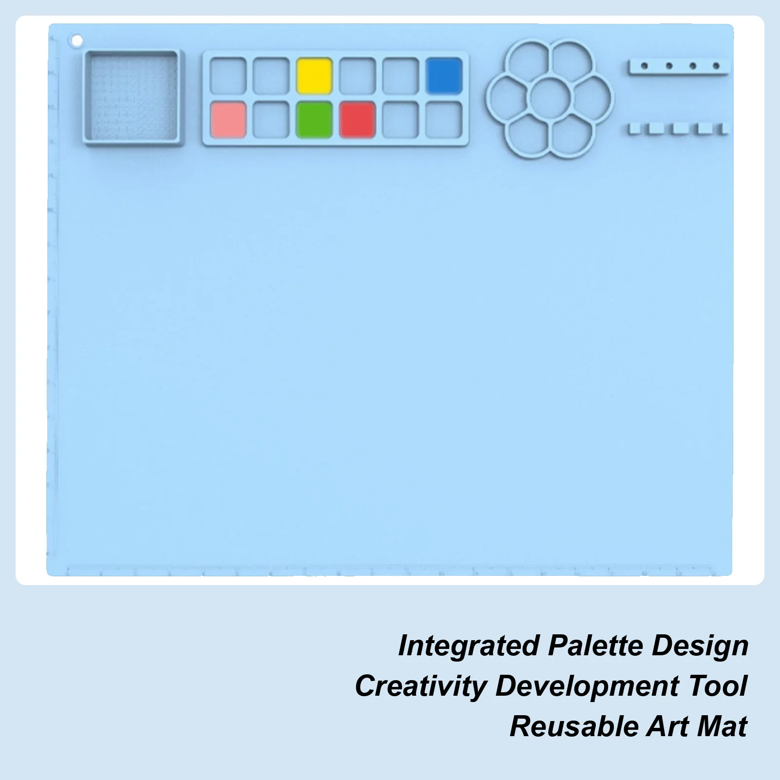 

Силиконовый художественный коврик, акварельные проекты, многоразовый силиконовый коврик для рисования для художников, мальчиков и девочек, студентов, домашний класс