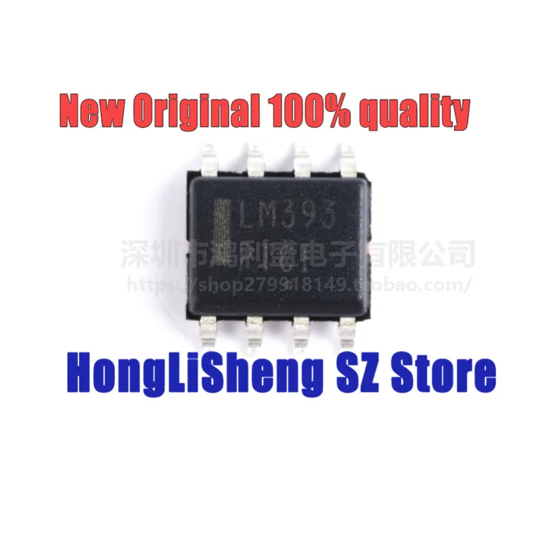 

50pcs/lot LM393DR2G LM393DR LM393 SOP8 Chipset 100% New&Original In Stock