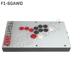 Tablero de Batalla de F1-6GAWD fighbox, Mando de Arcade estilo Hitbox UP5, para PS5/PS4/PC/Sanwa OBSF-24 XBOX/30, nuevo