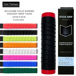 Hokey kaymaz bant 22 CM Silikon Soğuk Shrink Kol Buz Hokeyi Sopası Bant Buz Hokeyi Badminton Spor Aksesuarları Sopa Kavrama