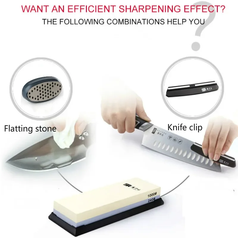 TAIDEA  Corundum Whetstone Knife Sharpening Stone Double Two-Sided Knife Waterstone Sharpener