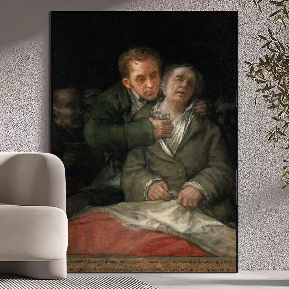 Francisco Goya Famous Painting Poster Prints Wall Pictures Living Room Home Decoration