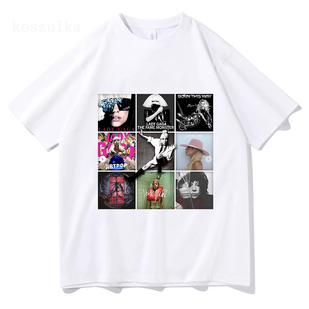 Lady Gaga Mayhem New Album Tee Shirt Homme New in Top Tees Men Clothing short sleeve Round Neck Printing Pullover T-Shirt 50513