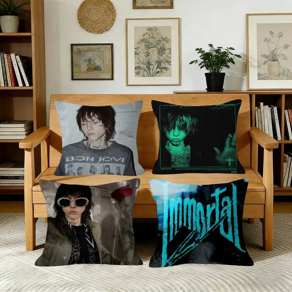 SINGER K-Kai Angel damage   Office Cushion Pillowcase Car Cushion Cover45X45CM Lumbar Pillowcase Sofa Pillowcover