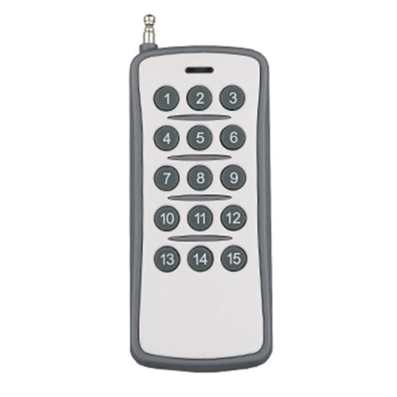 1527 Chip Learning Code Wireless Remote Control 315Mhz/433Mhz Long Distance 15 Buttons Transmitter Remote Controller H7JF
