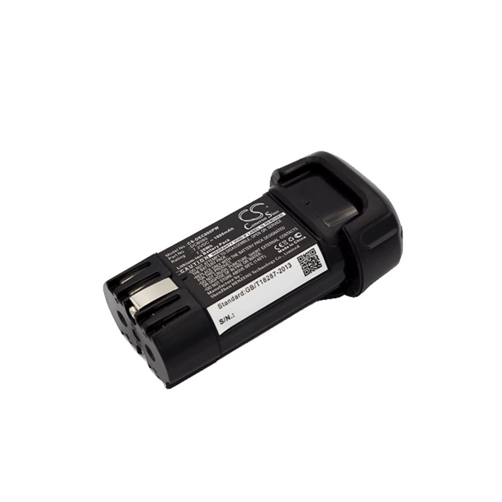 Li-ion Power Tools Battery for DeWalt, 7.2V, 1000mAh, Compatible Models:  DCB095, DCF680, DCF680N1, DCF680N2, DCF682, DCL023