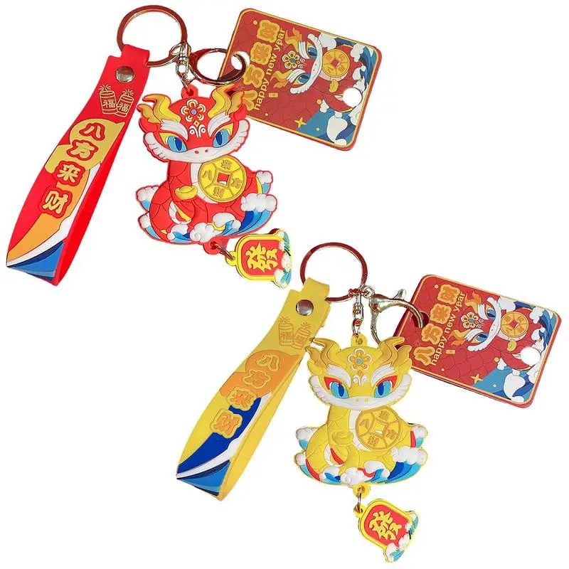 Year Of The Snake Keychain Snake Pendant Creative Key Ring Accessories Cute Snake Keychains Decors Chinese New Year Key Chain