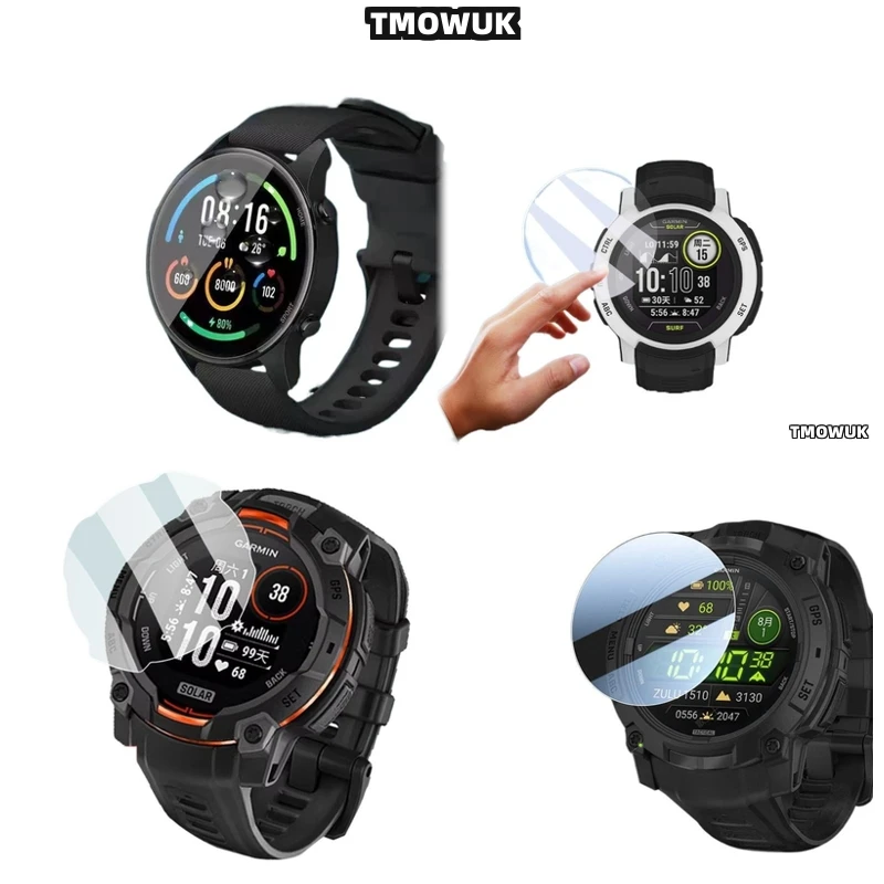 

For Garmin Instinct 2 2X 3 3E Crossover 40 45 50 Mm - 9H Hardness Tempered Glass - Edge-to-Edge Coverage, High Clarity