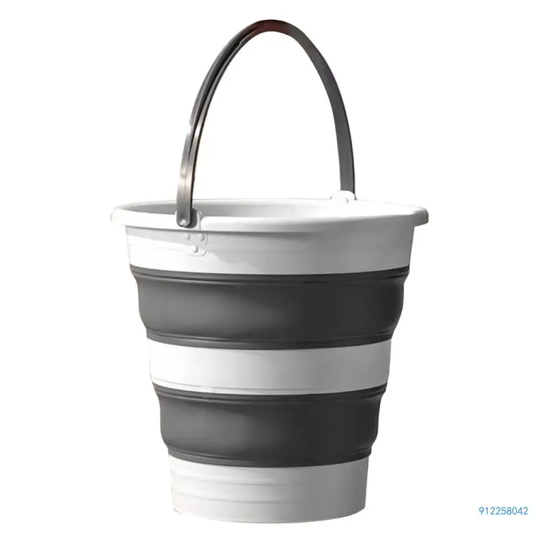 15/5/10L Portable Foldable Water Bucket Folding Buckets with Handle for Backpacking Camping Outdoor Fishing Drop shipping