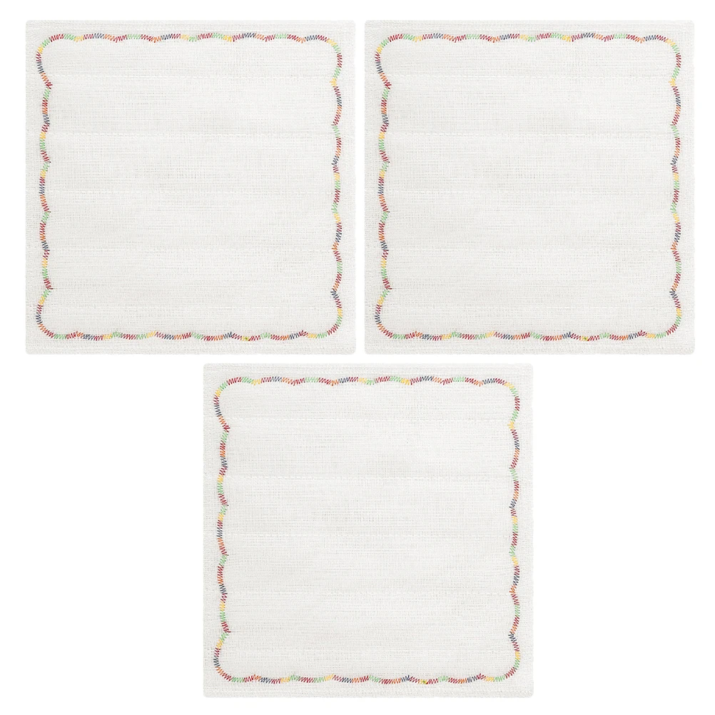 

3pcs Reusable Dish Cloths Absorbent Cotton Oil Resistant Kitchen Cleaning Towels Multi-Function Washing Scrubbers For Pots Pans