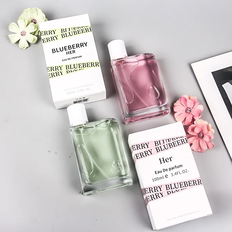 

Женские духи Blueberry Her Rose Red Fragrance, 100 мл, фруктовый виноградный парфюм, свежая натуральная туалетная вода, стойкий аромат