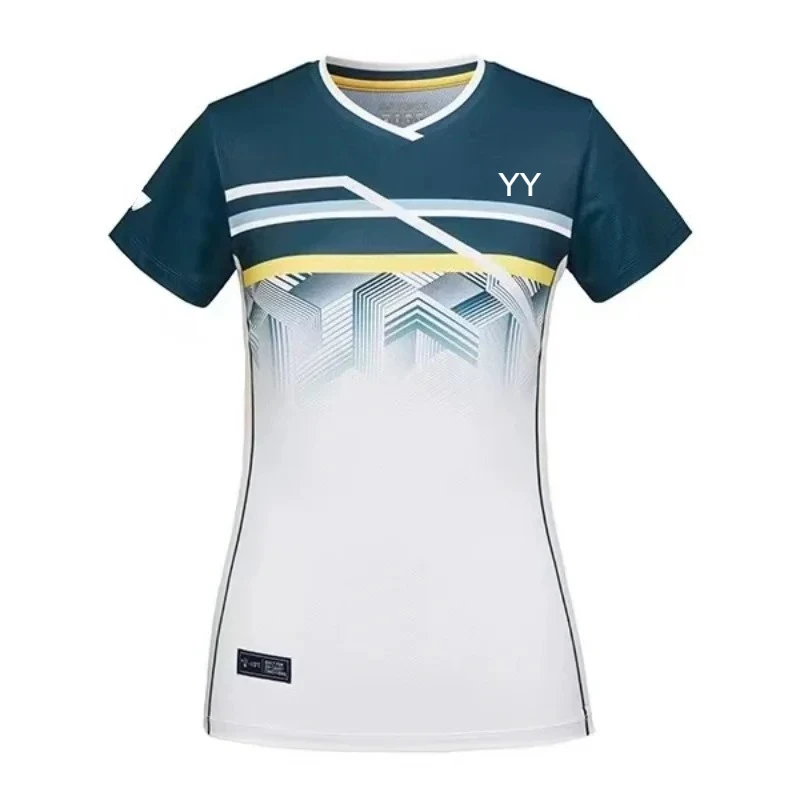 New YY Badminton Top Tennis Suit Competition Training Suit Quick-drying Breathable Sweat-absorbent Short-sleeved T-shirt
