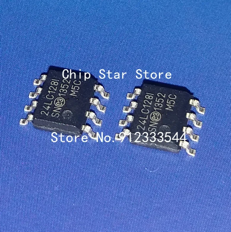 5-100Pcs 24LC128-I/…