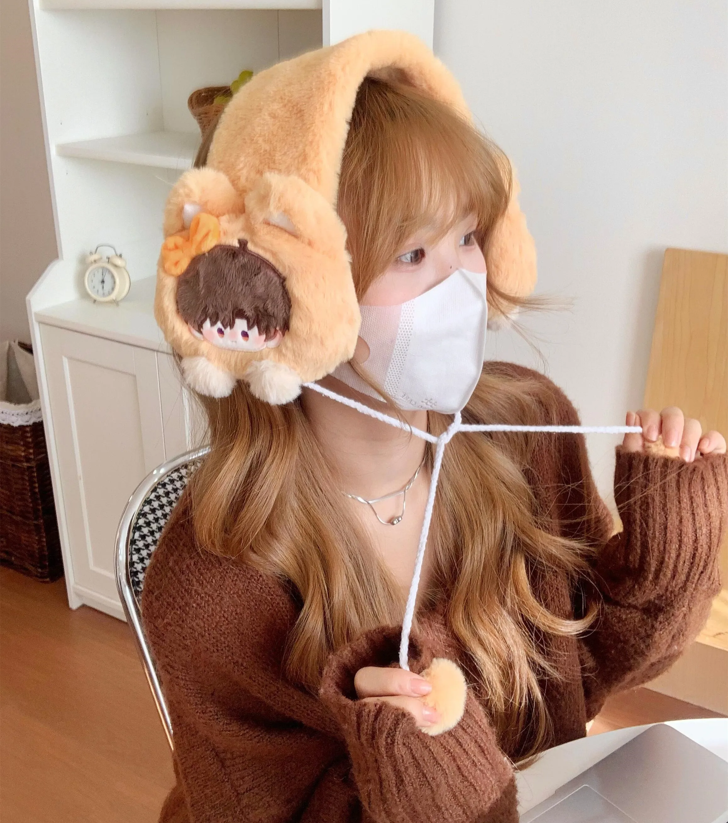 Oorbeschermers Love and Deepspace Sylus Rafayel Zayne Xavier Winddichte oorwarmers Outdoor oorhoes Warme winter oorkleppen Anime Game Ki