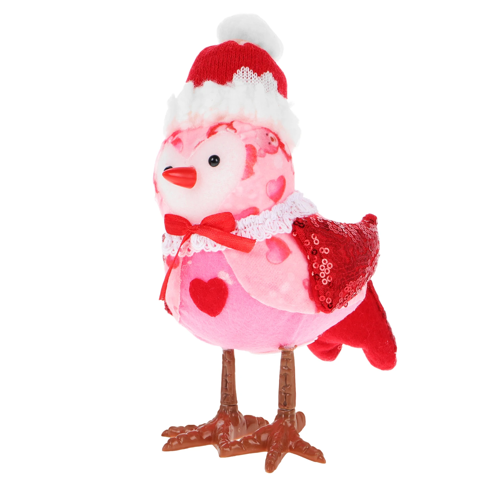 

Cute Valentine Bird Polyester Tabletop Ornament For Home Decor Party Wedding Anniversary Small Space Tiered Tray Desk Decoration