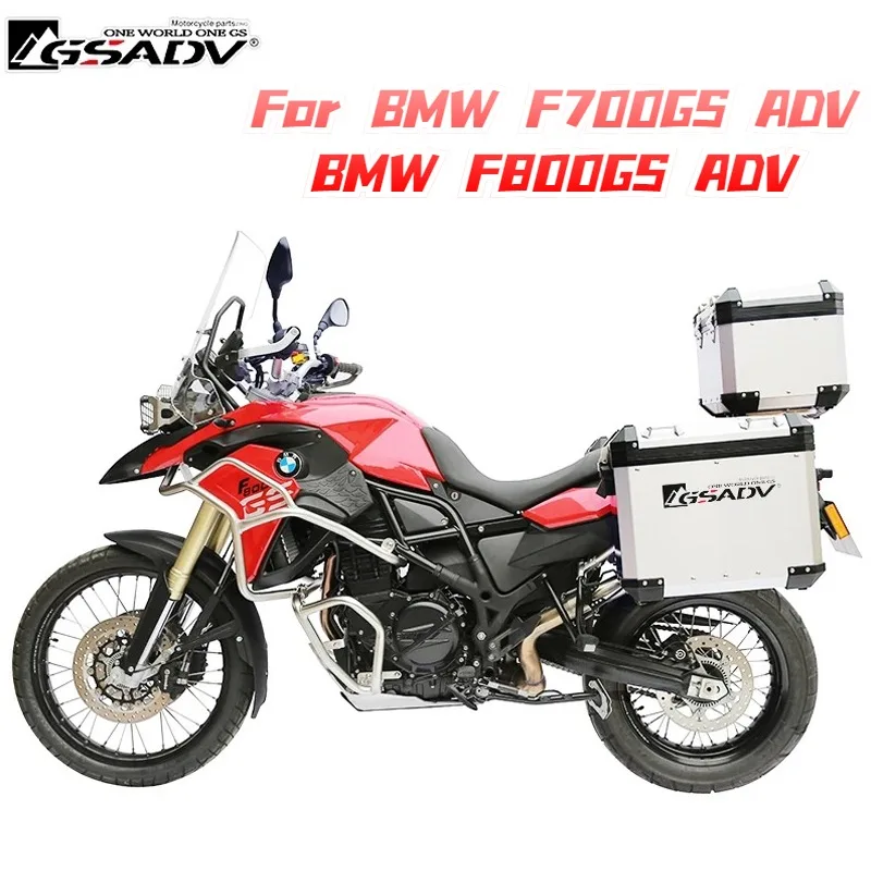 

GSADV Motorcycle Tail Trunk Top Case Pannier Saddlebag Bracket Aluminum Side Boxes for BMW F700GS ADV F800GS ADV