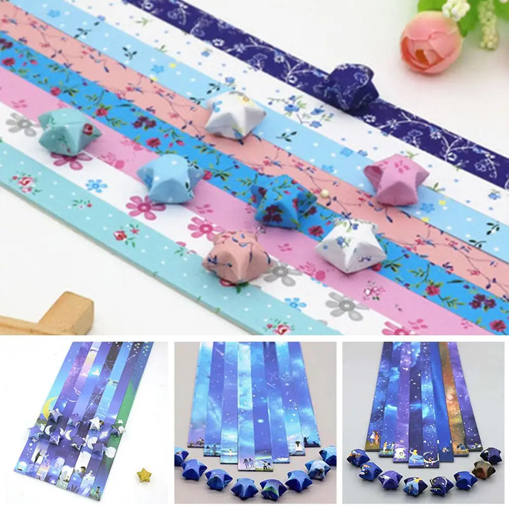 Crafts DIY Origami Party Decoration Craft Paper Origami Arts Crafting Paper Strip Star Origami Origami Paper Sky Stars Paper