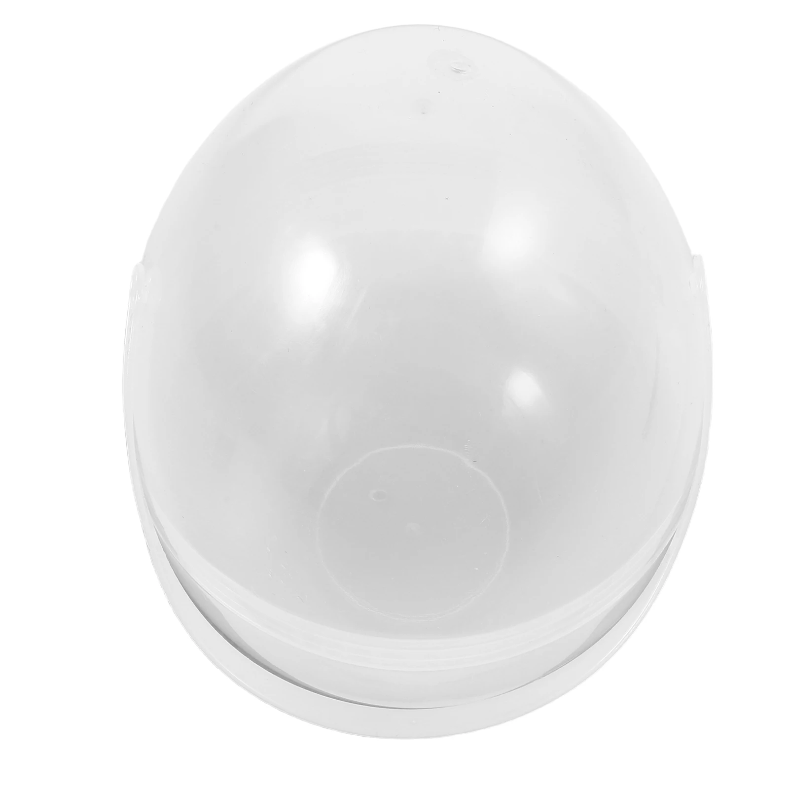 

Clear Hollow Easter Egg Container with Handle Multifunctional Storage for Holiday Decorations Portable Crystal Ball Ornament