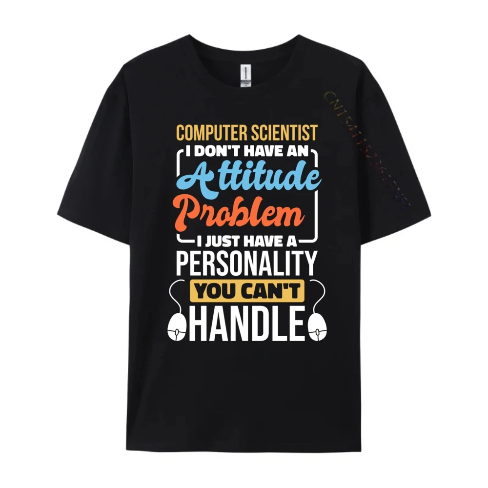 Attitude Problem Computer Scientist And Computer Science Cream T Shirt New In Tops & Tees Family Tee