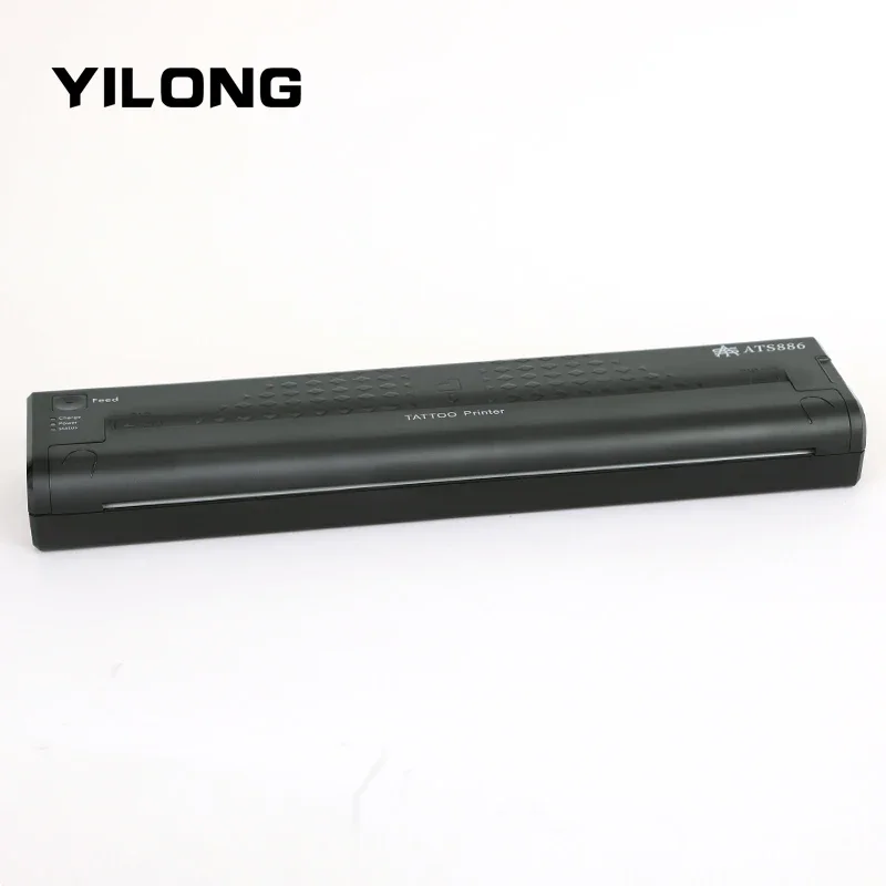 Yilong A4 Size professional wireless battery tattoo transfer machine tattoo stencil printer connect with bluetooth