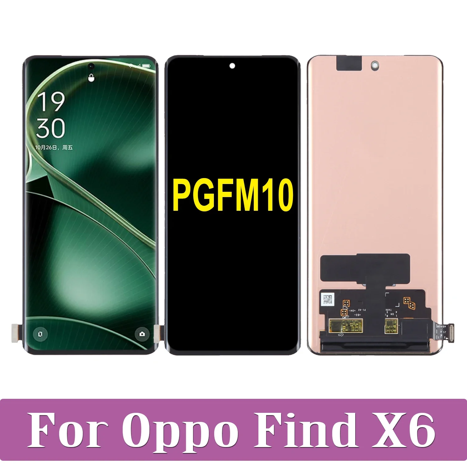 AMOLED 6.74'' For Oppo Find X6 PGFM10 LCD Display Touch Screen Replacement Digitizer Assembly