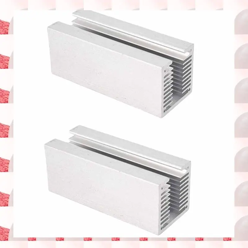

ABGN 2Pcs Fan Radiator/Aluminum Heatsink/To-220 Heat Sink/To-3P Heat Sink/3P11 Heat Sink 40X40-100Mm