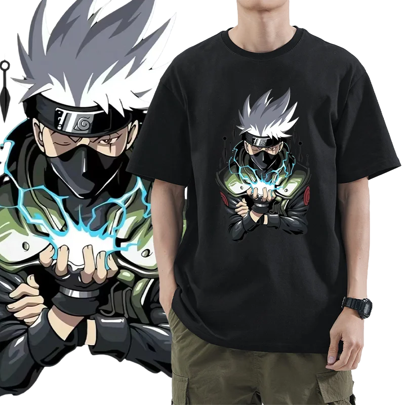 

Kaka Peripheral T-shirt Pure Cotton Half-sleeved Male Summer Student Half-sleeved Loose Animation Trendy Top Sports and Leisure