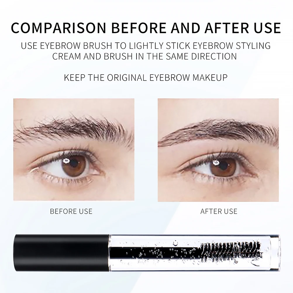 

2pcs 3. Clear Waterproof Setting Sweat-Proof Long Lasting Transparent Brow Liquid Styling Fixing Makeup Eyebrow Repair Liquid
