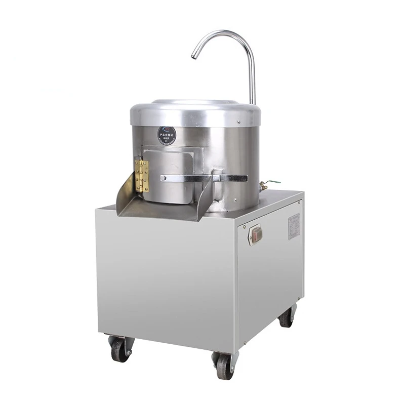 

350 KG/H Automatic industrial potato taro peeling/skin removing machine electric Potato Skin Peeler for commercial use 1pc 220V