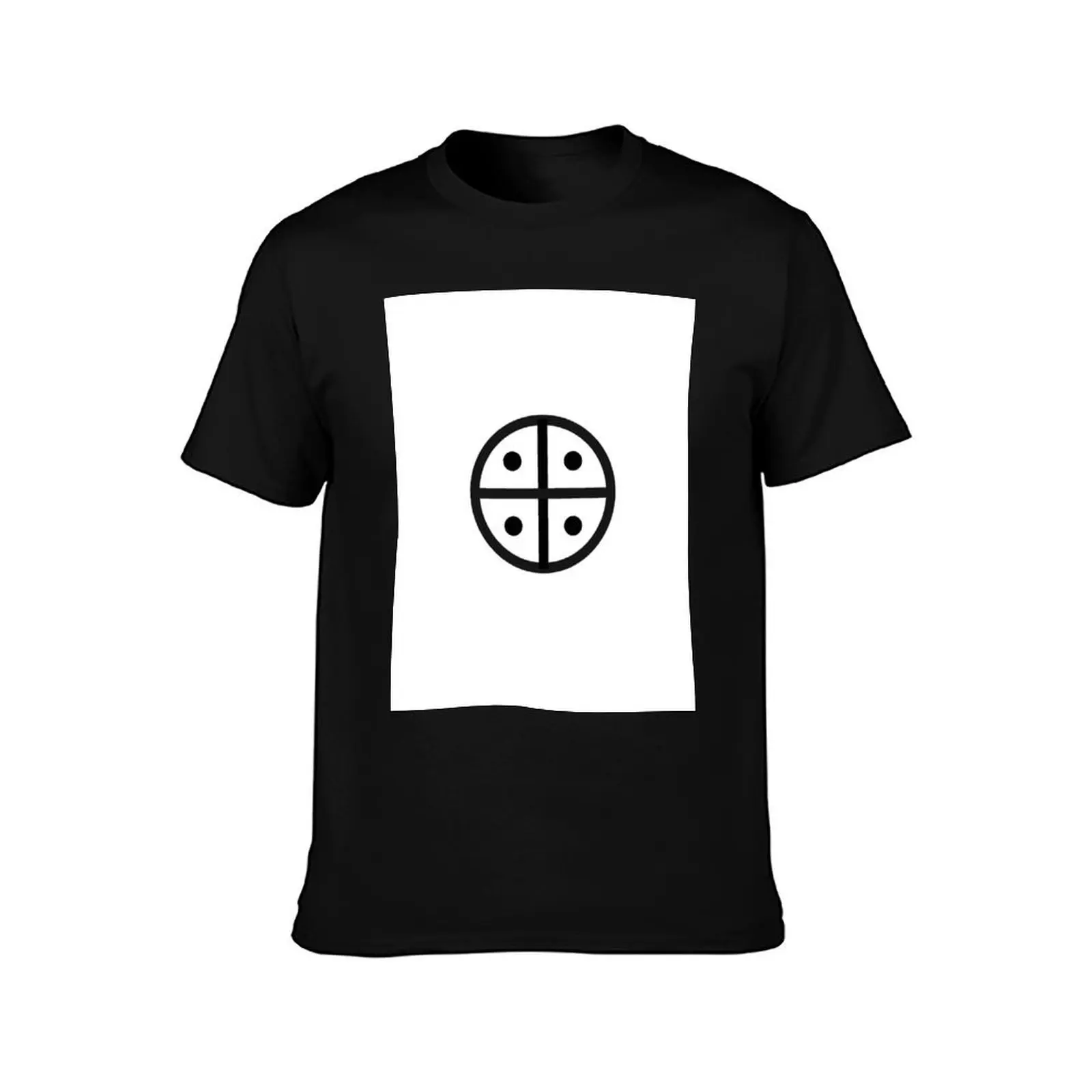 Hopi People Earth Symbol Tuuwaqatsi black cross HD High Quality T-Shirt quick-drying Blouse fitted t shirts for men