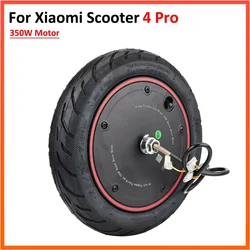 36V 350W Engine Motor For Xiaomi 4 Pro Electric Scooter KickScooter Front Wheel Assembly 10 Inch 60/70-7.0 Vacuum Tyre Parts