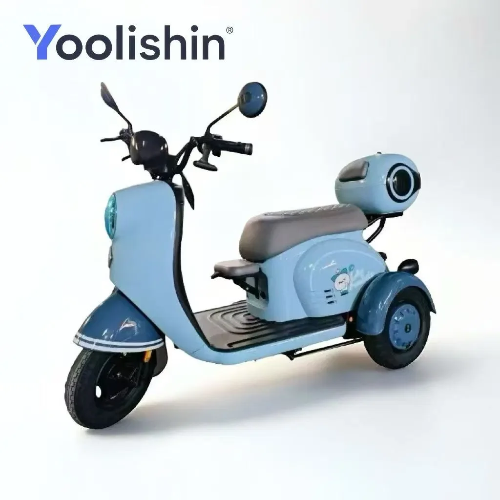 

Triciclo Electrico De 3 Ruedas Para Adultos Con Canasto