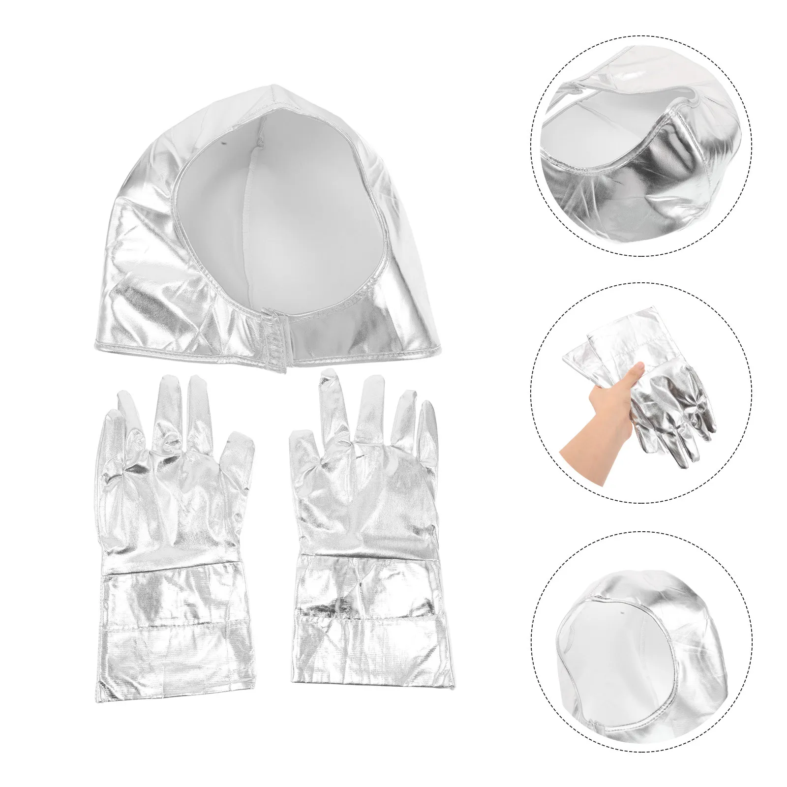 

1 Set Astronaut Gloves For Kids Space-Themed Party Costume Accessories Halloween Dress Up Prop Lightweight Comfortable