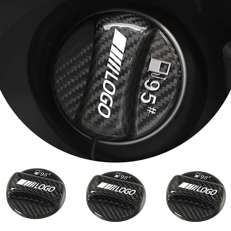 Car Accessories Carbon Fibre Fuel Tank Cap 95 Gasoline Cover For Mercedes Benz AMG W204 W205 W203 W211 W212 W213 W201 W210 W124