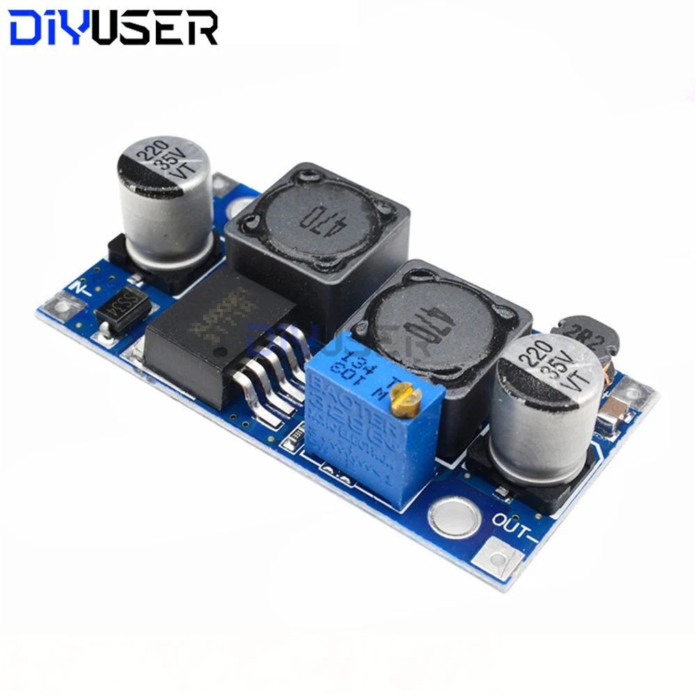 XL6009 دفعة محول فرق الجهد وحدة منظم جهد كهربائي أوتوماتيكي 5-30 فولت قابل للتعديل CC CV شحن للوحة الطاقة الشمسية #6