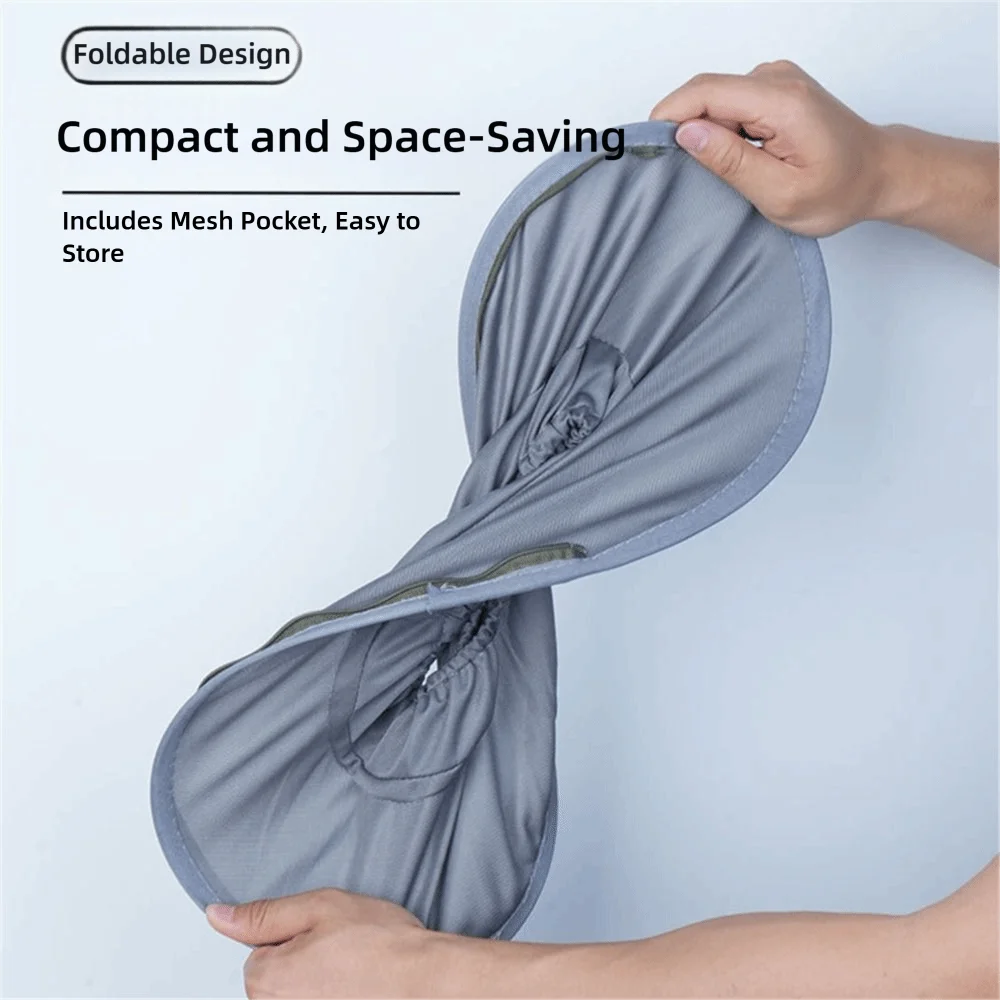 مع قبعة أمان مخططة عاكسة للضوء، قناع قابل للتنفس وقابل للطي للرقبة، مقاوم للشمس، حماية للوجه والرقبة