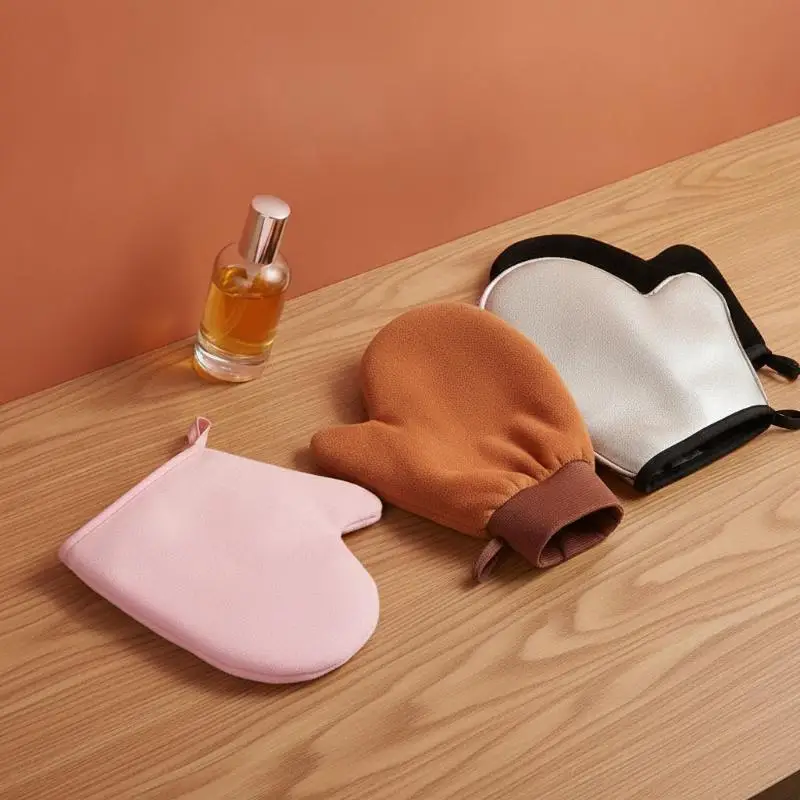 Soft Microfiber Self Tanning Mitt Streak Free Application For Home Body Care