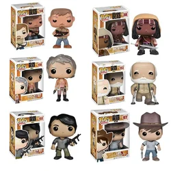 FUNKO POP The Walking Dead Series Merle Dixon Michonne Carol Peletier Carl Zombie Action Figure Model Doll Toy Hallowoon