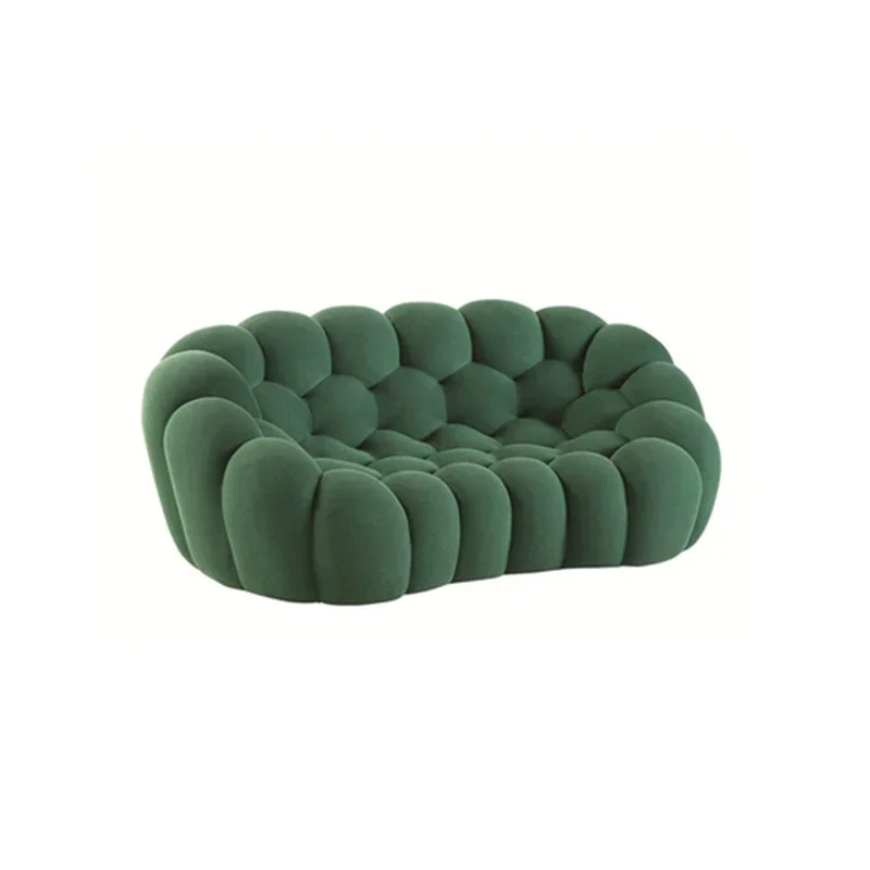 

Bubble sofa honeycomb styling cotton fabric sofa hotel lobby curved reception designer chair