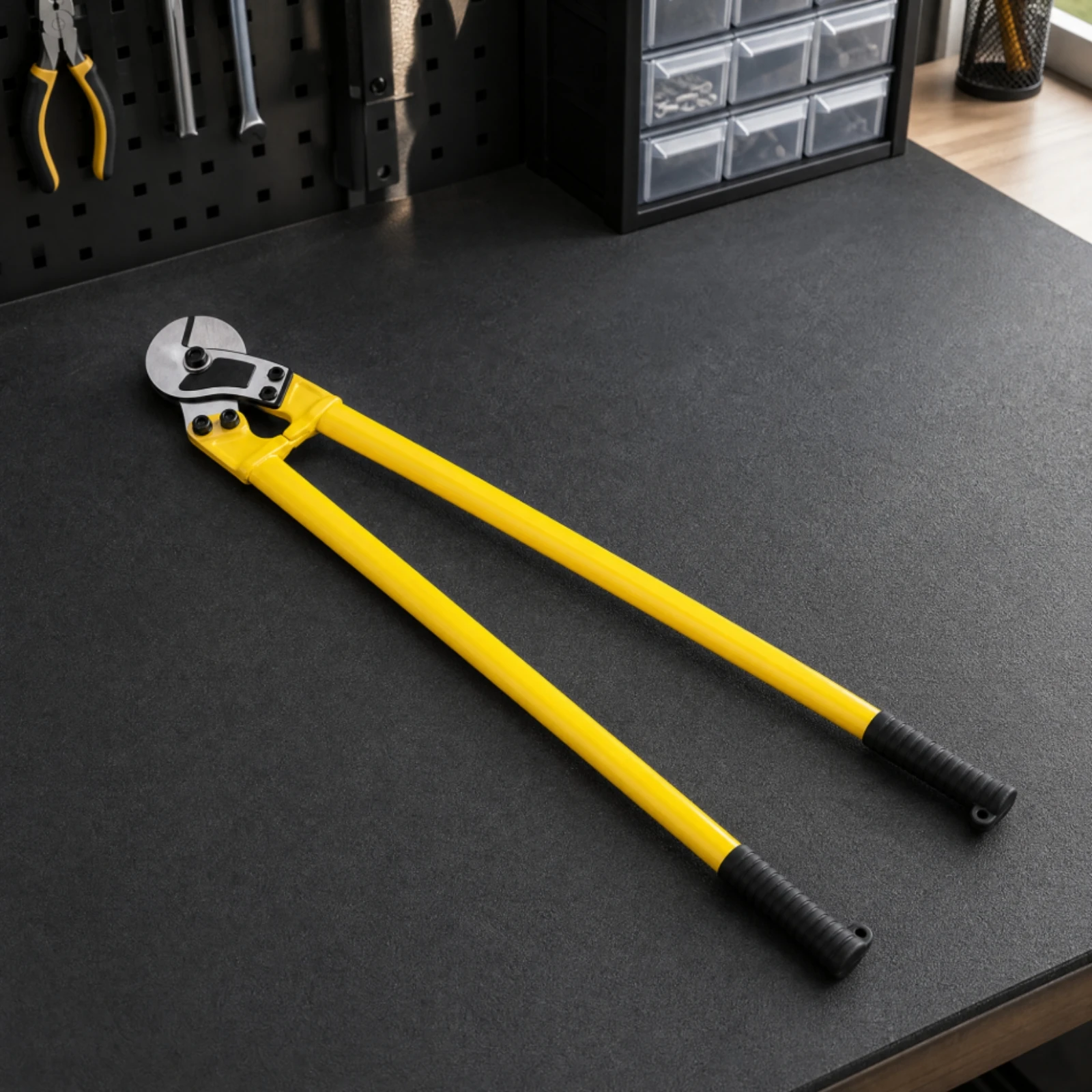Manual Cable Cutter Precision Long-Handle Cable Cutter Hand Tool Heavy Duty Multi-Purpose for Electricians, Electrical Work