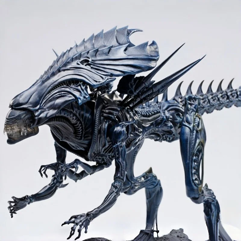 Heiß Auf Lager Hiya Mini Serie 1/18 Anime Action Figure Schlacht Beschädigt Alien Königin Mode Ornamente Bewegliche Spielzeug Geburtstag Geschenke