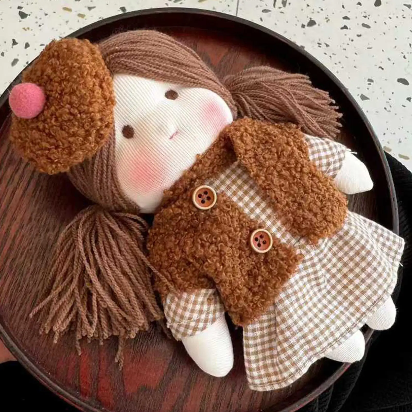 Poupée en coton en peluche douce, compagnon de sommeil, jouets doux, habillage pour enfants, adolescents, adultes, collectionneurs, heure du coucher, pépinière, vacances d'anniversaire