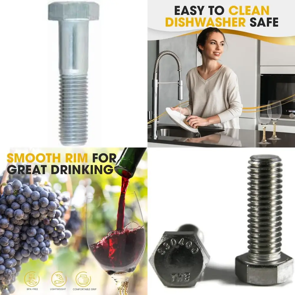 براغي سداسية مطلية بالزنك فئة 8.8، M20-2.50 × 85 مم، 25 عبوة، خيط خشن، ملولب جزئيًا، طول خيط 2.25 #1