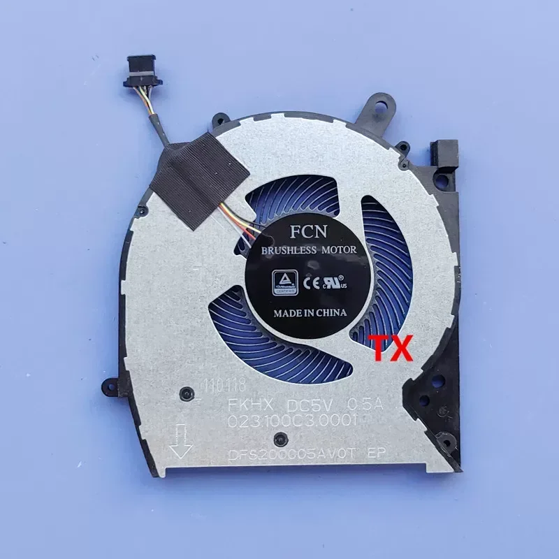 Cooling Fan for HP 15-DA 15-DB 15-CD 15-CH 15-EK 15-EN 15-CE 15-CB 15-DC 14-DH 13-AR 13-AG Laptops