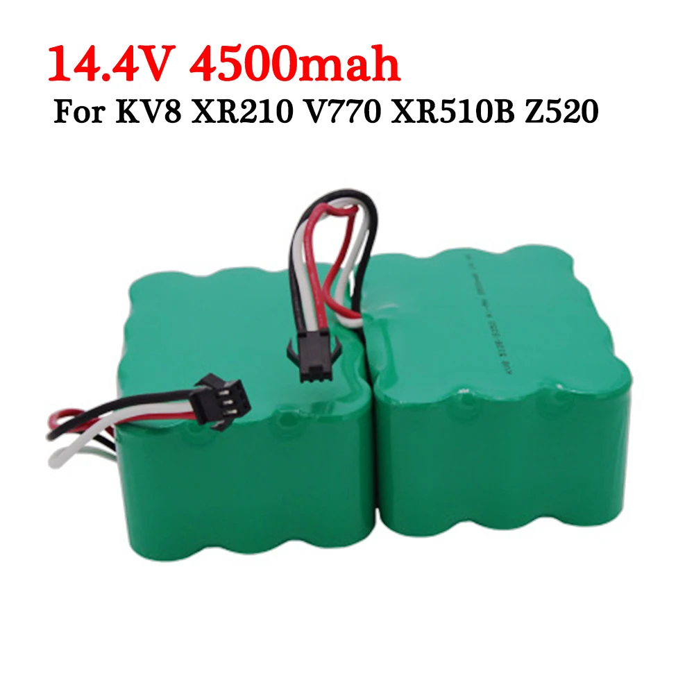 14.4V Ni-MH battery pack SM-3P plug SC 4500mAH sweeping robot battery for KV8 XR210 XR510 XR210A XR210B XR210C XR510A XR510B