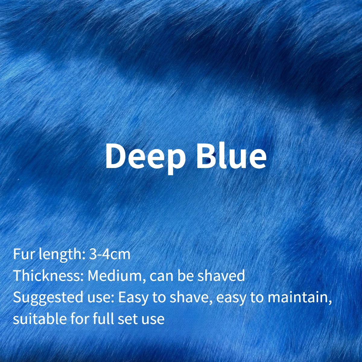 Self Use Blue Series Fur Cloth Specifically Designed for Beast Clothing High-quality  Suitable for Facial/claw/foot/tail, Etc
