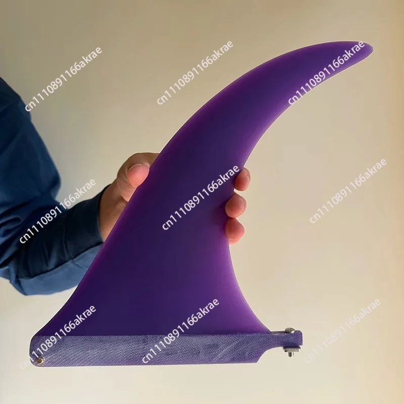 for  Single Fin9.5 inch purple/transparent/pink/red/blue/white/green smoke gray surfboard tail rudder