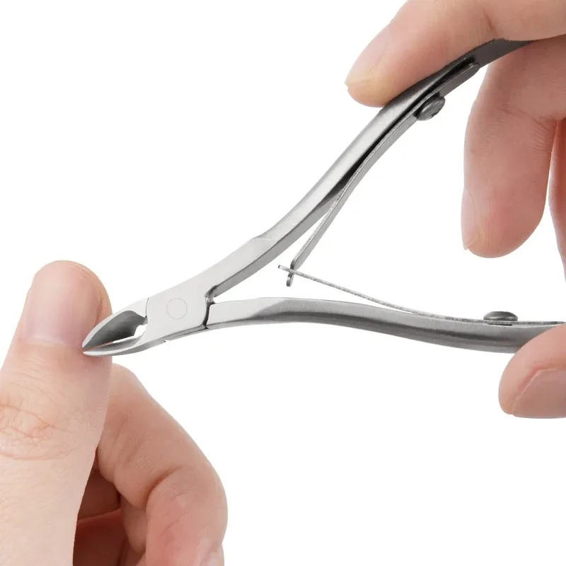 6mm Blade Fingernail Toenail Cuticle Nipper Trimming Stainless Steel Nail Clipper Cutter Cuticle Scissors Plier Manicure Tools