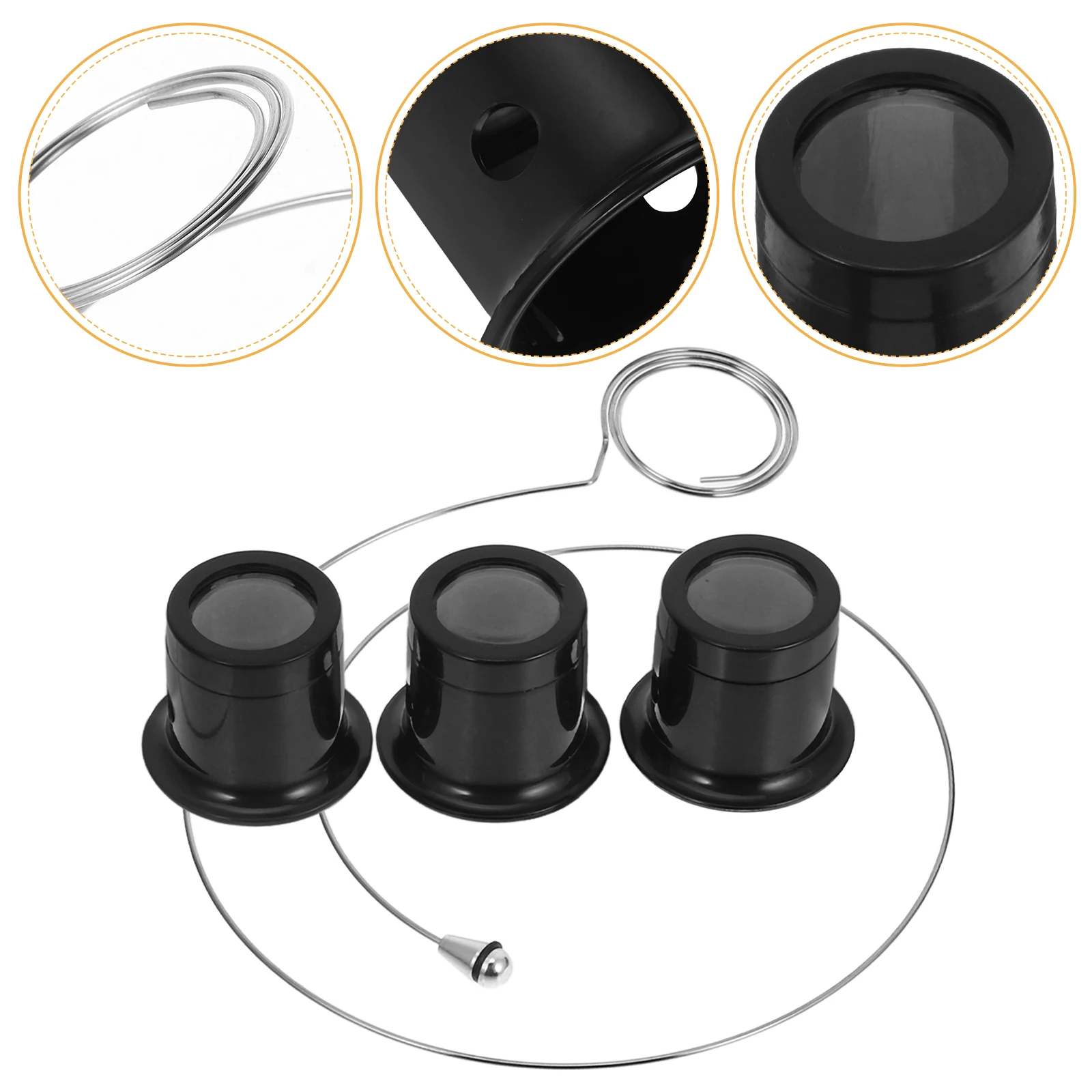 

Eye Clip Magnifier Glasses Repair Head Jewelry Loops Jewelers Magnifying Experimental Tool Coin Loupes