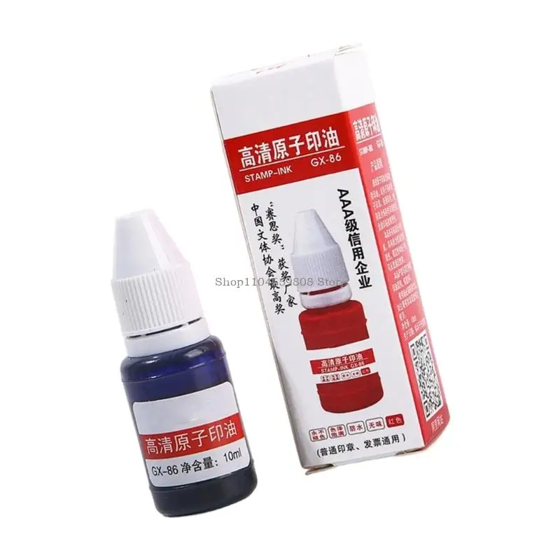 5 stks 0.33 oz Refill Inkt voor Kantoor Stempels en Inktkussens Multifunctionele Inkt Refill